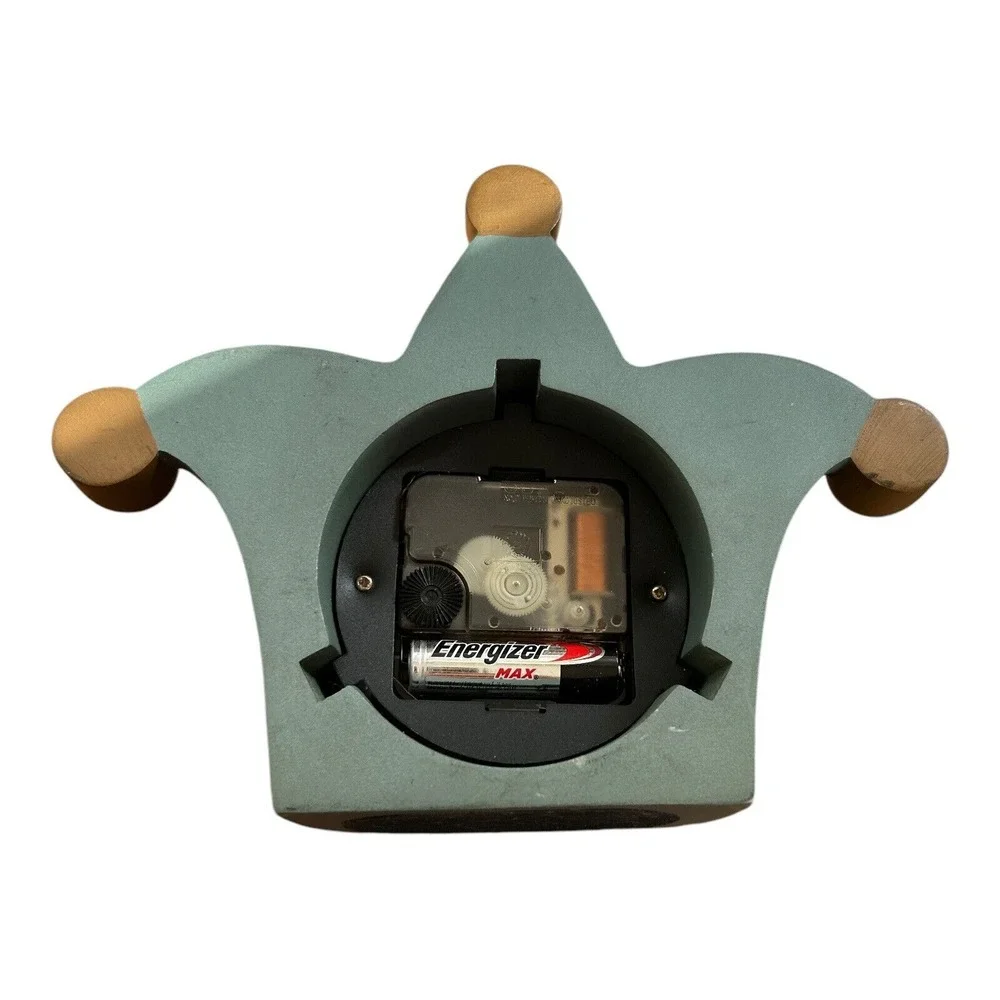 Karllsson Timestone Longford Design Jester Shape‎ Clock works see video